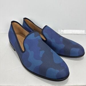 Duke + Dexter‎ Sz 12 Shoes Camo Blue Purple Loafers Slip On